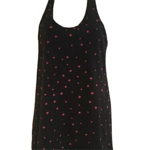 Nancy Rose Performance Tank Top Stretch Racer Back Blue and Red Stars Size 6 - Picture 1 of 5